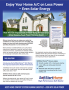 SoftStartHome Product sheet with solar power